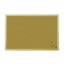 Korkplaat Bi-Office Budget, 40 x 30 cm, männipuidust raam