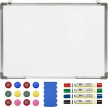 Magnettahvel Extralink, 60 x 90 cm, valge, tarvikutega