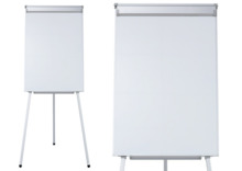 Magnetiline tahvel Lean Toys, 70 x 100 cm, valge, tripooga