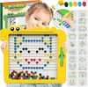 Magnetiline tahvel Woopie Montessori MagPad Dinosaur, kollane