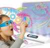 Magnetiline joonistustahvel Woopie 3D LED-valgusega
