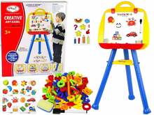 Arendav magnettahvel Lean Toys Creative Art Easel, erinevad värvid