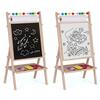Kahepoolne magnetiline joonistustahvel Rickokids, 80 cm, pruun