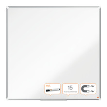 Magnetiline valge tahvel Nobo Premium Plus Steel, 120 x 120 cm, alumiiniumraam