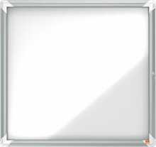 Magnetiline teadetetahvel Nobo Premium Plus, 71 x 67 cm, alumiiniumraam, lukustatav, 1902578