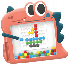 Magnettahvel Woopie MagPad Dinosaur, Montessori, lastele