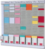 Nädalaplaneerija Nobo T-Card planning kit 24, 2911080, hõbe, alumiinium