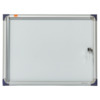 Magnetiline teadetetahvel Nobo Extra Flat A4x2, 39 x 51 cm, alumiiniumraam, lukustatav, 1901798