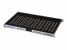 Väljatõmmatav riiul Digitus DN-19 TRAY-2-1000-SW, 1U, 720 mm, must