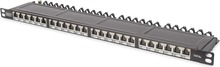 Patchpanel Digitus DN-91624S-SL-EA, 24 porti, 0.5U, must
