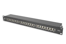 Patch panel Digitus DN-91624S-EA-B, 482.6 x 44 x 109 mm, must