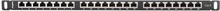 Patch panel Lanberg PPS6-0024-B, 24 porti, 0.5U, Cat.6, FTP, must