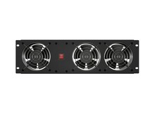Ventilatsioonipaneel Lanberg AK-1506-B, 19, 3U, 3 ventilaatorit, 230V, must