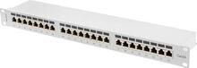 Patch panel Lanberg PPSA-1024-S, 24 porti, 1U, kat.6A, hall