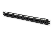 Patch panel Digitus DN-91524U, 48.2 x 4.4 x 10.9 cm, must