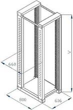 Serverikapp Triton RSX-42-XD8-CXX-A1, 42U, roostevaba teras, vabaltseisev