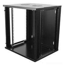 Serverikapp DELTACO 19-5412B, 54 x 45 cm, must