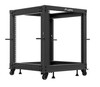 Serverikapp Lanberg OR01-6112-B, 12U, 600x600-1100 mm, must