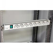 Toitejaotussiin Schneider Electric ACTASSI 1U PDU, 8 SCHUKO pistikut, lüliti, 19P VDE