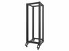 Avatud riiul LANBERG OR01-6042-B, 42U, 600 x 1000 mm, must
