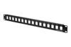 Patch panel Digitus DN-91400, 16 pordiga, must