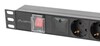 Toitejaotur Lanberg PDU-05F-0200-IEC-BK, 19, 1U, 10A, 5x Schuko, 2m, must