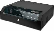 Serverikapp Digitus SoHo Slim Line DN-19 04U-PB, 52.5 x 47.5 x 15.6 cm, must
