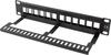 Patch panel Lanberg PPKS-9112-B, 12 porti, 1U, must