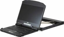 KVM konsool Aten CL3800NW-ATA-AG, 1U, 47 cm (18.5), must