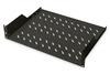Fikseeritud riiul Digitus DN-19 TRAY-2-SW, 88 x 482 x 349 mm, must