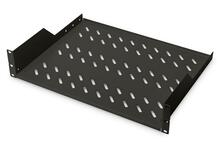Fikseeritud riiul Digitus DN-19 TRAY-2-SW, 88 x 482 x 349 mm, must