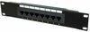 Pistikupaneel Digitus DN-91508U, 8-port, Cat5e, 1U, must