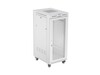 Serverikapp Lanberg, 27U, 60 x 80 cm, hall, perforeeritud LCD uks