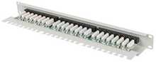 Patch panel Lanberg PPU6-1124-S, 24 porti, 1U, 19 tolli, kat.6, UTP