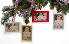 Pildiraam Kph 2760 Hanger XMAS, 5,4 x 8,6 cm, hõbe