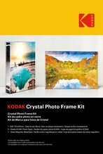Pildiraam Kodak Crystal Photo Frame Kit, 10.2 cm x 15.2 cm, läbipaistev