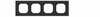 Raam Vilma QR1000 Fit Line, 4-kohaline, matt must