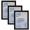 Raamikomplekt Imagee, 13 x 18 cm, 3 tk, plastik, must, 14 mm