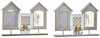 Pildiraam DKD Home Decor, Puit Lill, 42 x 7 x 29 cm, naturaalne, 2 tk