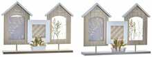 Pildiraam DKD Home Decor, Puit Lill, 42 x 7 x 29 cm, naturaalne, 2 tk