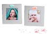 Pildiraam Kph 1332 Baby heart, 7.5 x 7.5 cm, metall, heleroosa