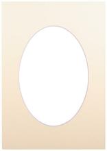 Passepartout Victoria Collection 20725, 15 x 21 cm, bisquit oval