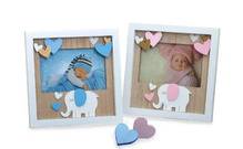 Pildiraam Kph New Baby Fant 20046, 15 x 10 cm, puidust, roosa