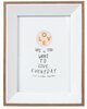 Pildiraam Home4you Decor 87933, 15 x 20 cm, valge/puit