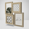 Pildiraam Knor Sp.z.o.o 3D, 2x10x15 + 2x10x10 cm, naturaalne plexi, 28 x 32 cm