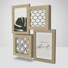 Pildiraam Knor Sp.z.o.o 3D, 2x10x15 + 2x10x10 cm, naturaalne plexi, 28 x 32 cm