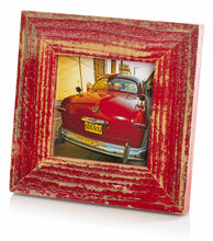 Pildiraam Bad Disain, 10 x 10 x 3,5 cm, punane