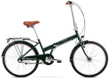 Kokkupandav jalgratas Romet Jubilat Classic 2025, 24, 15, roheline