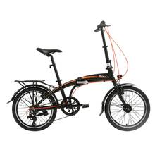 Kokkupandav jalgratas Bisan FX3500 TRN, 20, must/oranž