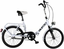 Kokkupandav jalgratas Aurella Folding 20, valge